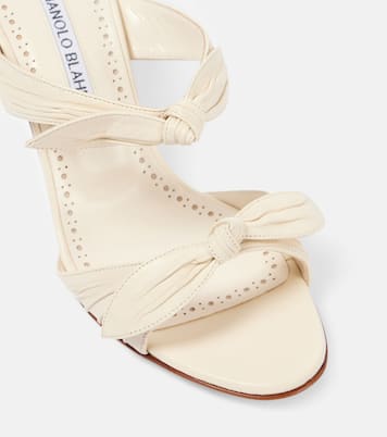 Sandalen Lollo 70 aus Leder | Manolo Blahnik