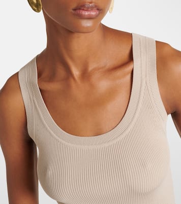 Leisure Siro ribbed-knit tank top | Max Mara