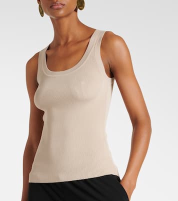 Leisure Siro ribbed-knit tank top | Max Mara