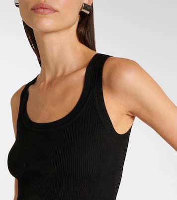 Leisure Siro ribbed-knit tank top | Max Mara