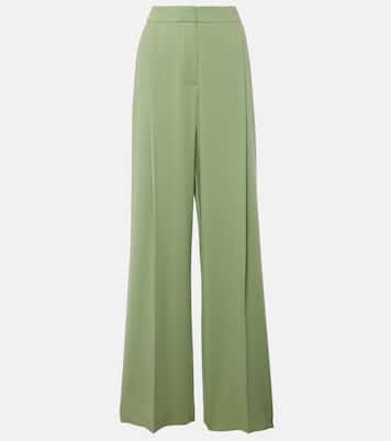Pantalon ample en soie mélangée | Oscar de la Renta