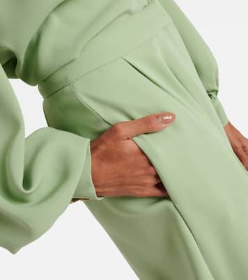 Pantalon ample en soie mélangée | Oscar de la Renta