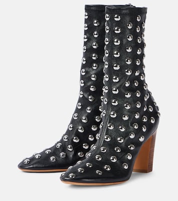 Stivaletti Apollo 85 in pelle con borchie | Khaite