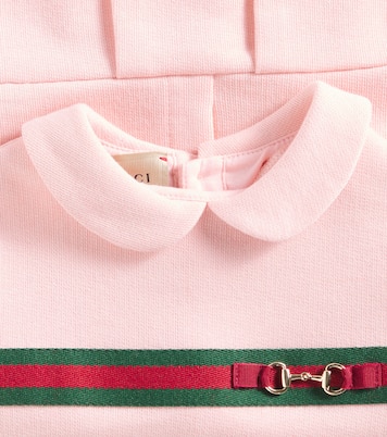Baby - Abito Horsebit in cotone | Gucci Kids