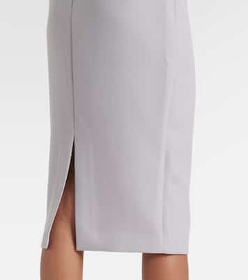 Falda midi de crepé | Roland Mouret