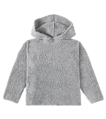 Felpa in misto alpaca con cappuccio | Il Gufo