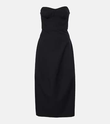 Midikleid Jett aus Baumwolle und Wolle | Fforme