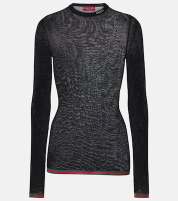 Top en cachemire et soie | Gucci