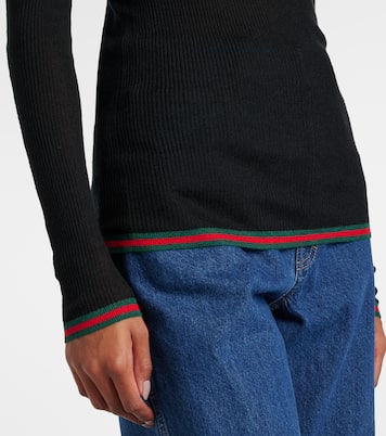 Top en cachemire et soie | Gucci