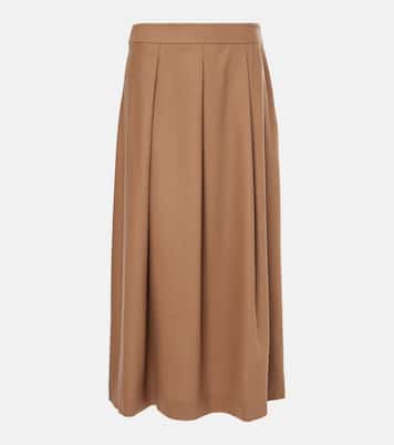 Falda midi plisada Caterina de lana | 'S Max Mara
