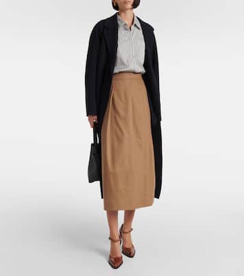 Falda midi plisada Caterina de lana | 'S Max Mara