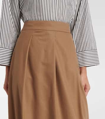 Falda midi plisada Caterina de lana | 'S Max Mara