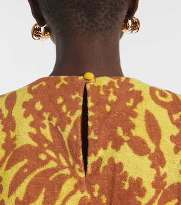 Top cropped Amarillo in misto cotone | Alémais