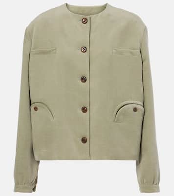 Jealousy Gliss cotton and linen jacket | Blazé Milano