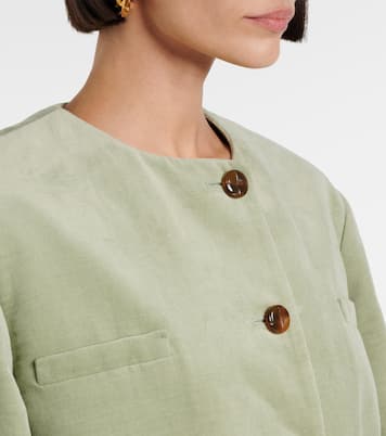 Jealousy Gliss cotton and linen jacket | Blazé Milano