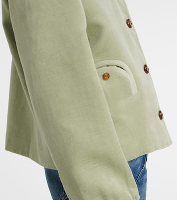 Jealousy Gliss cotton and linen jacket | Blazé Milano