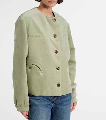 Jealousy Gliss cotton and linen jacket | Blazé Milano