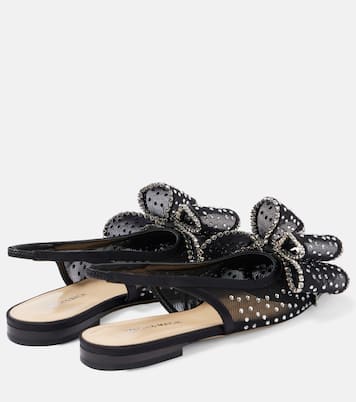 Slingback-Ballerinas Le Cadeau aus Mesh | Mach & Mach