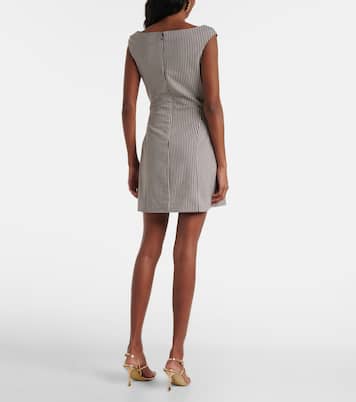 Walker checked minidress | Staud