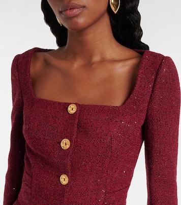 Giacca in tweed con paillettes | Alessandra Rich