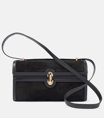 Borsa spalla Symmetry 26 in suede con pelle | Savette