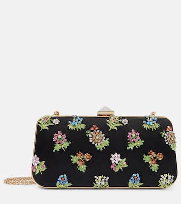 Pochette Carry Secrets en satin à ornements | Valentino Garavani