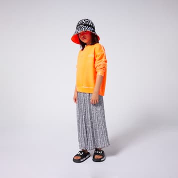 Felpa in jersey di cotone con logo | Marc Jacobs Kids