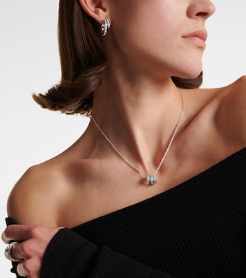 Collana Serpenti Viper in oro bianco 18kt con diamanti | Bvlgari