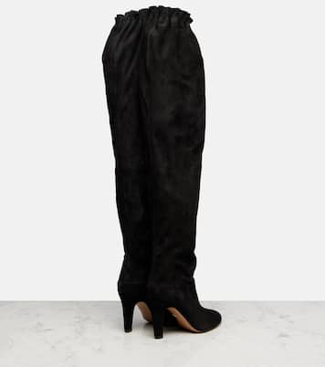 Overknee-Stiefel aus Veloursleder | Chloé