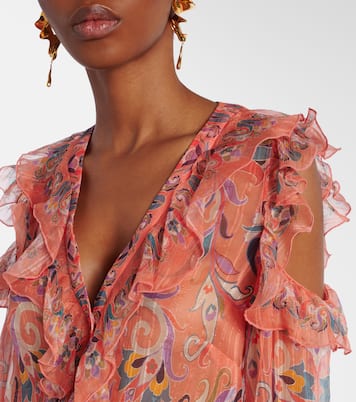 Blouse imprimée en soie | Etro