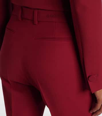 Gerade Hose aus Seide und Wolle | Gucci