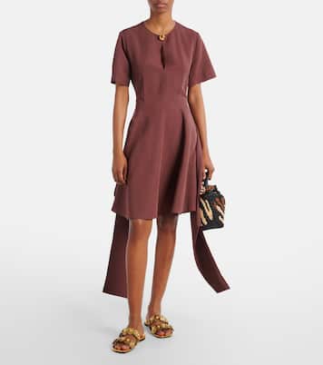 Mules Petal Flower en cuir métallisé | Loewe