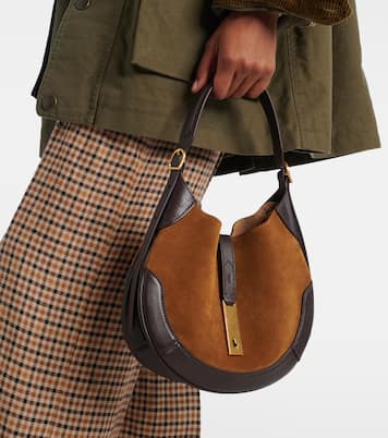 Borsa a spalla in suede con pelle | Polo Ralph Lauren