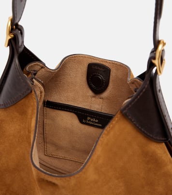 Borsa a spalla in suede con pelle | Polo Ralph Lauren