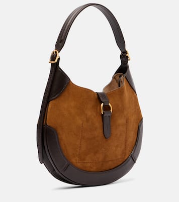 Borsa a spalla in suede con pelle | Polo Ralph Lauren