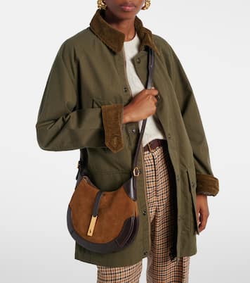 Borsa a spalla in suede con pelle | Polo Ralph Lauren