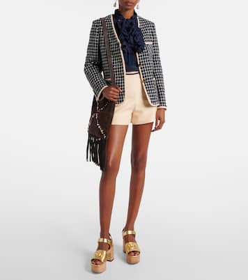 VLogo leather platform sandals | Valentino Garavani