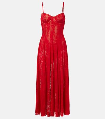 Midikleid aus Spitze | Norma Kamali