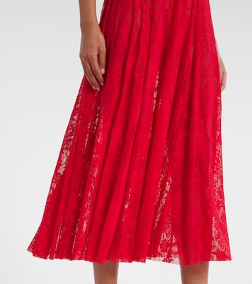 Midikleid aus Spitze | Norma Kamali