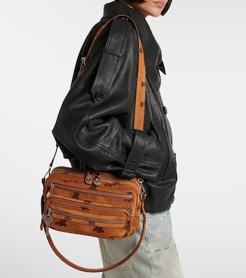 Camero Small suede shoulder bag | Acne Studios