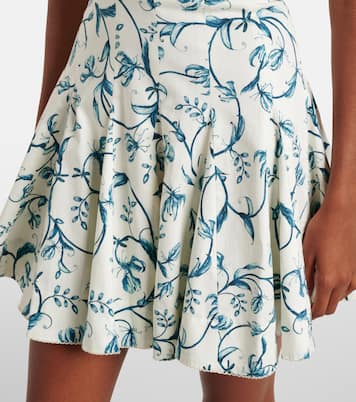 Caudal strapless cotton-blend minidress | Agua by Agua Bendita