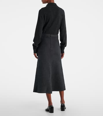 Lian cotton midi skirt | The Row