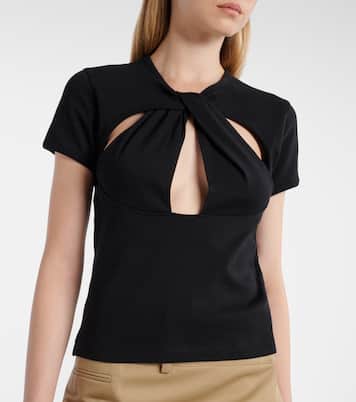 Cutout cotton T-shirt | Coperni