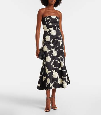 Ana embroidered midi dress | Rotate
