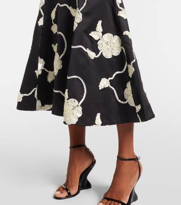 Ana embroidered midi dress | Rotate