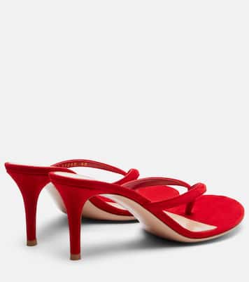 Calypso suede thong sandals | Gianvito Rossi