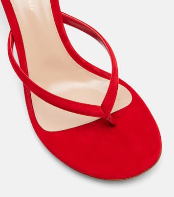 Calypso suede thong sandals | Gianvito Rossi