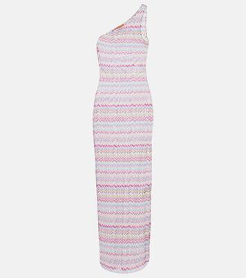 One-Shoulder-Maxikleid Zig Zag | Missoni
