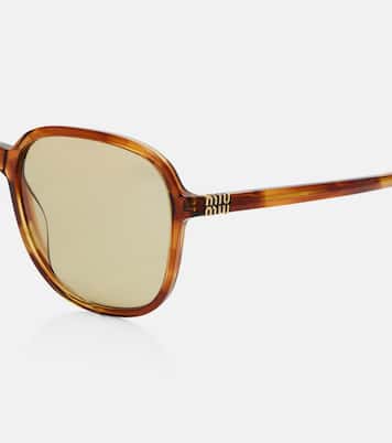 Logo square sunglasses | Miu Miu