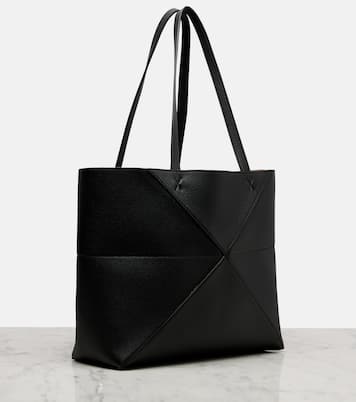 Puzzle Fold Medium leather tote bag | Loewe